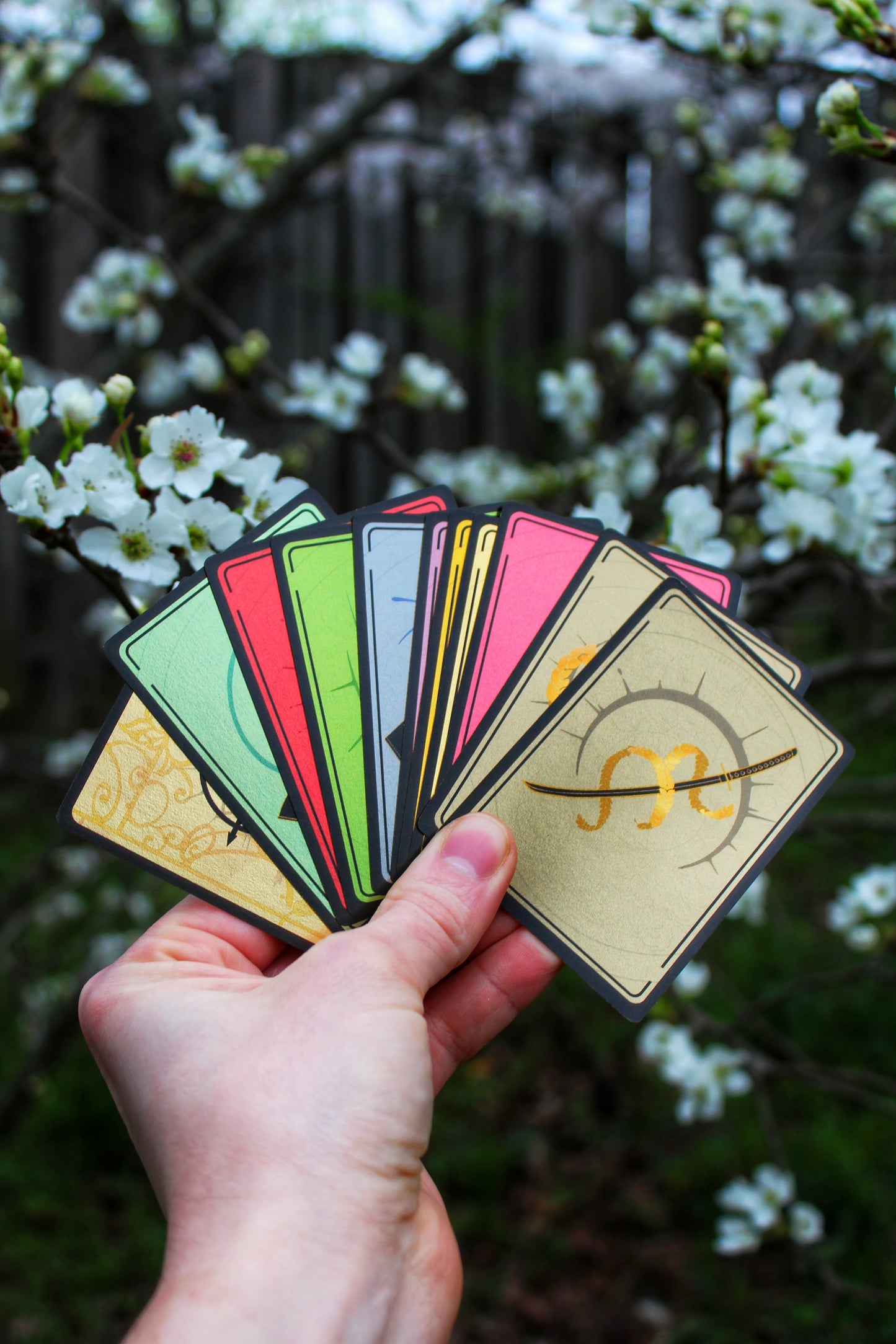 Neon White Soul Card Set