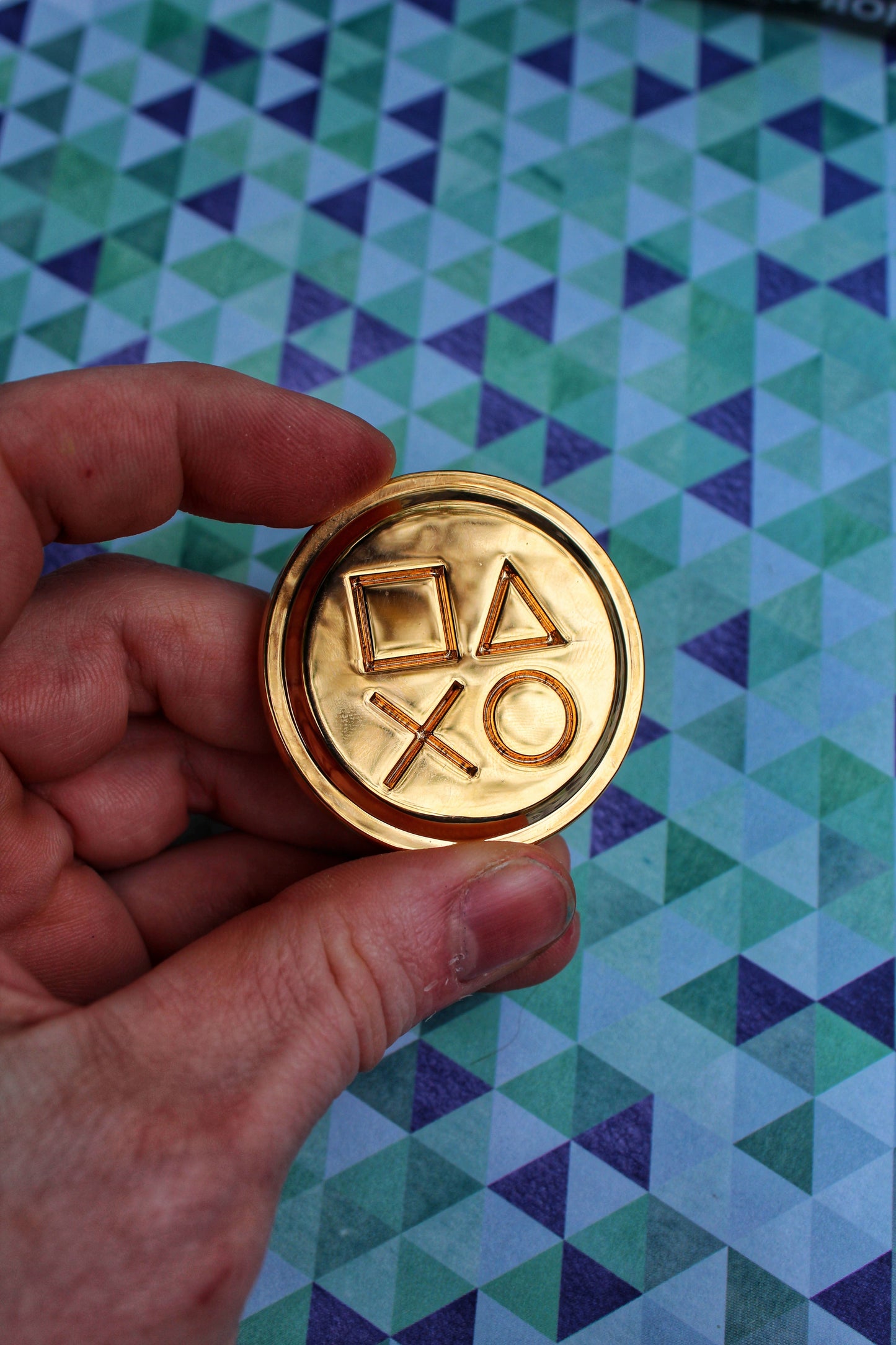 Astro Bot Gold Challenge Coin