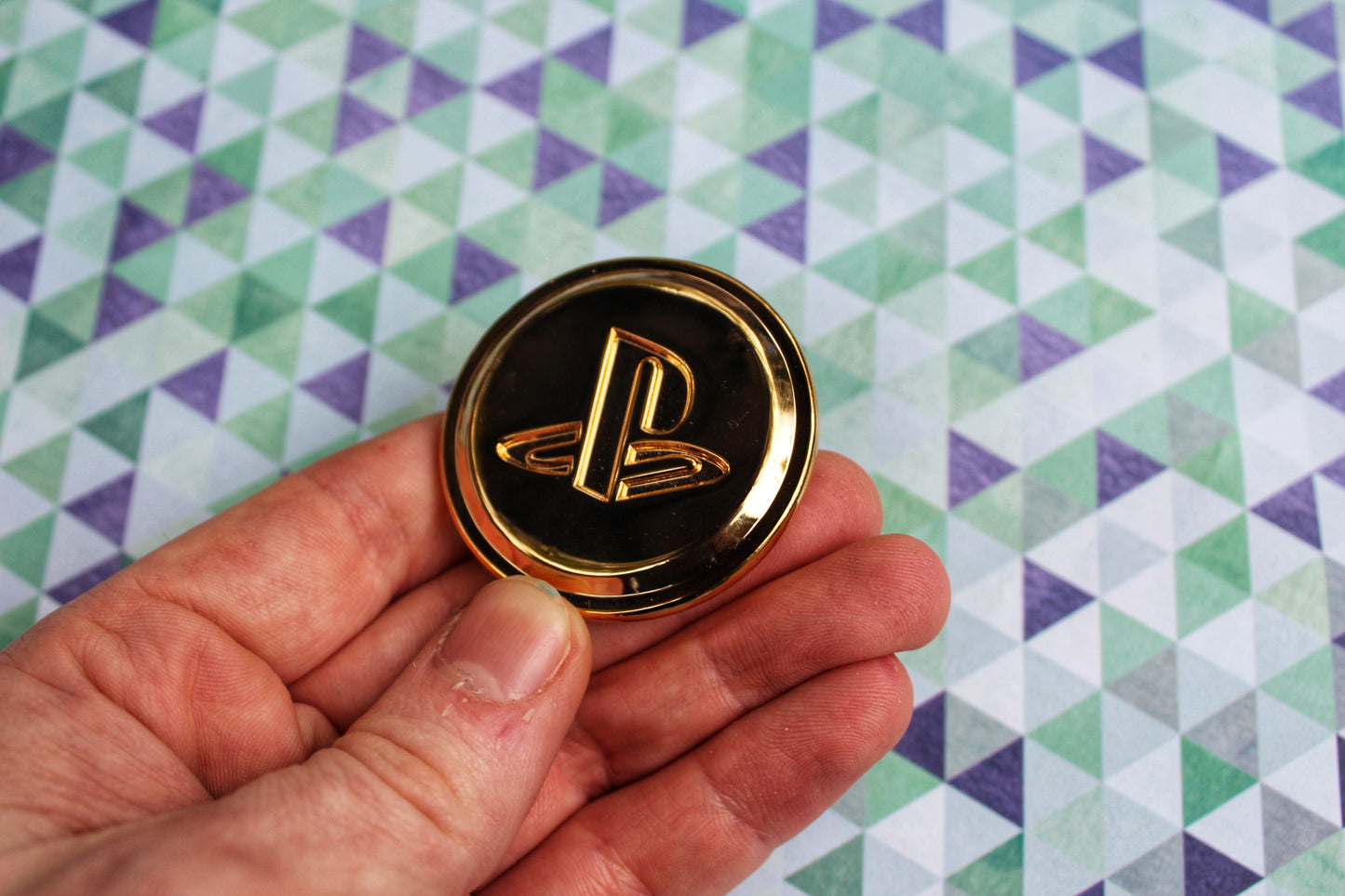 Astro Bot Gold Challenge Coin