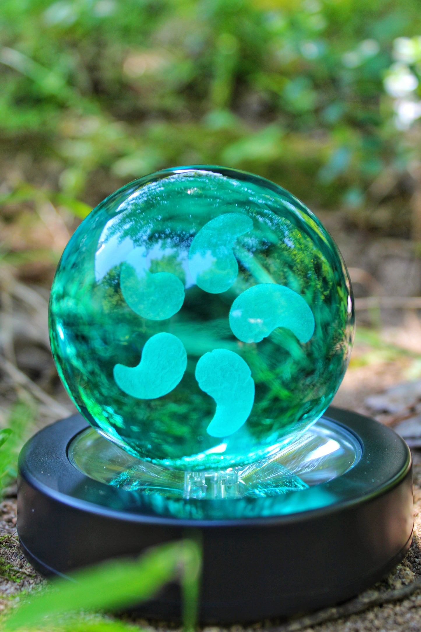 Light of Blessing & Sages Will Bundle - Zelda TotK Glass Sculptures