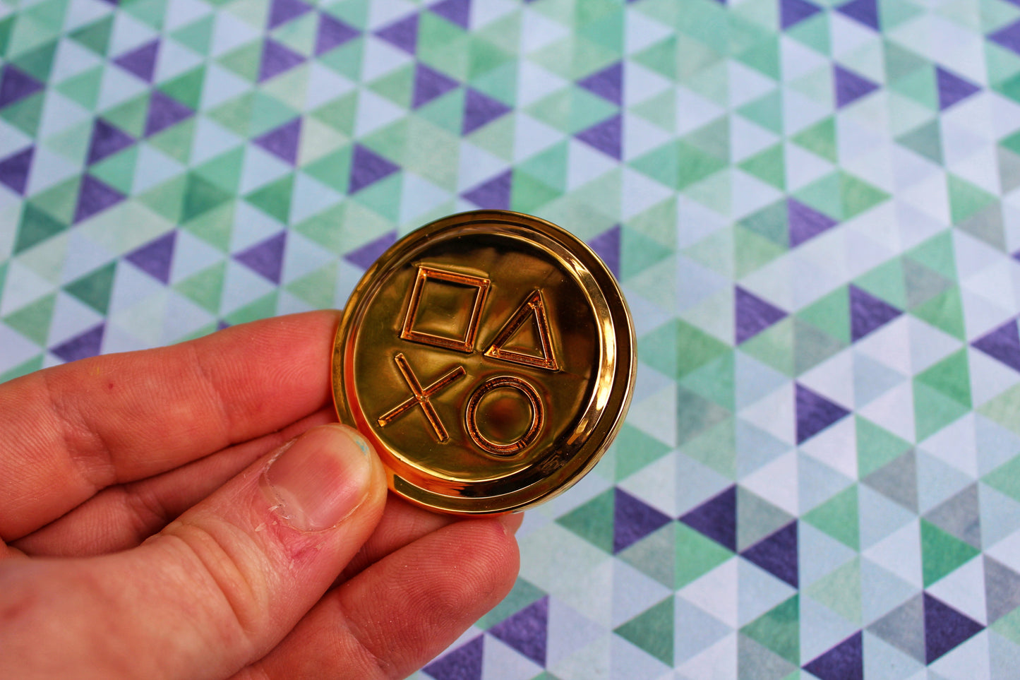 Astro Bot Gold Challenge Coin